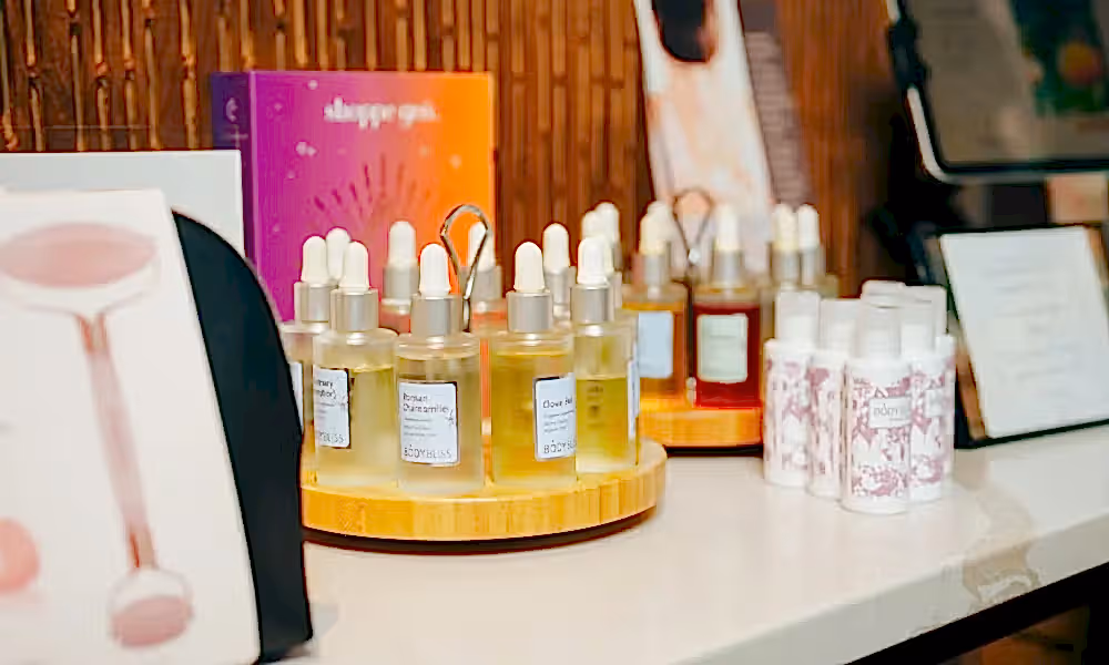 Oils at Elements Spa Blend Bar