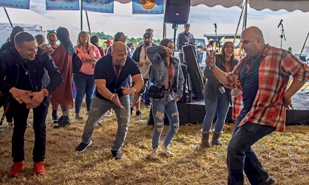 Guests dancing at NJBFF