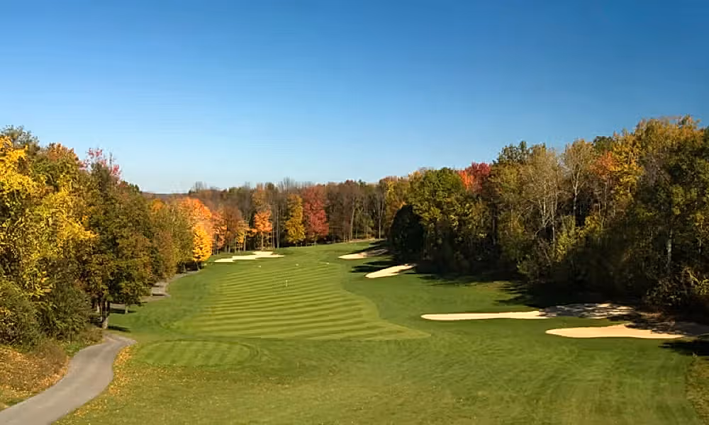 A view of the fairway from the 3rd hole at Black Bear Golf course
