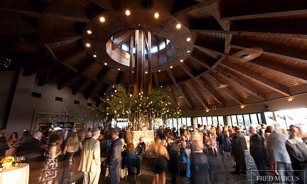 Guests in the rotunda