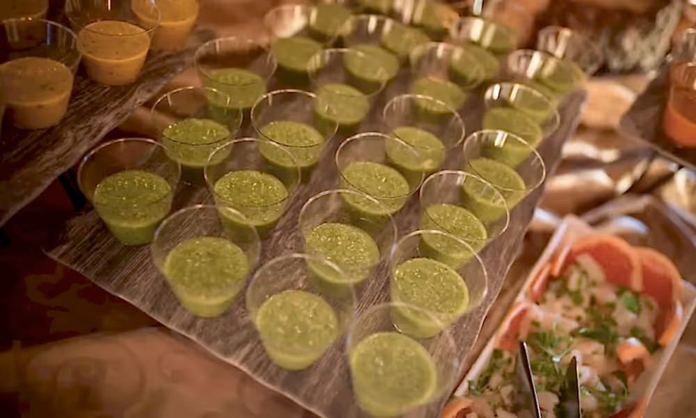Cocktail hour hors d'oeuvres