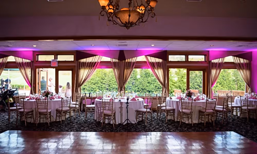 Black Bear Golf Club wedding reception