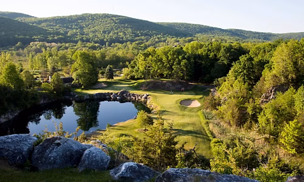 A view from the 11th hole at the Crystal Springs golf course