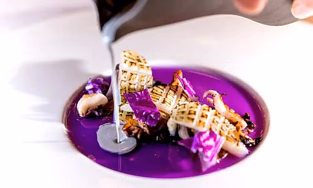 Restaurant Latour's Cuttlefish Entrée