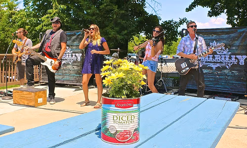 Live band at Moonshine + The Farmstand