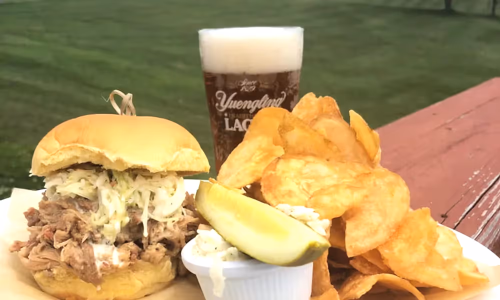 Pulled pork sandiwch