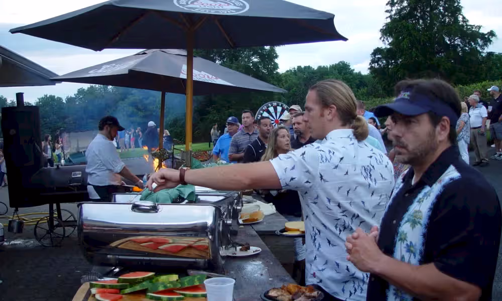 Black Bear Bourbon BBQ food buffet
