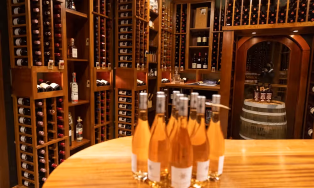 Wine selection at The Curator at Crystal Springs Wine Cellar