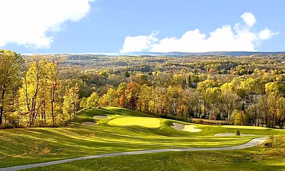 Hole 10 during Fall at Wild Turkey Golf Club
