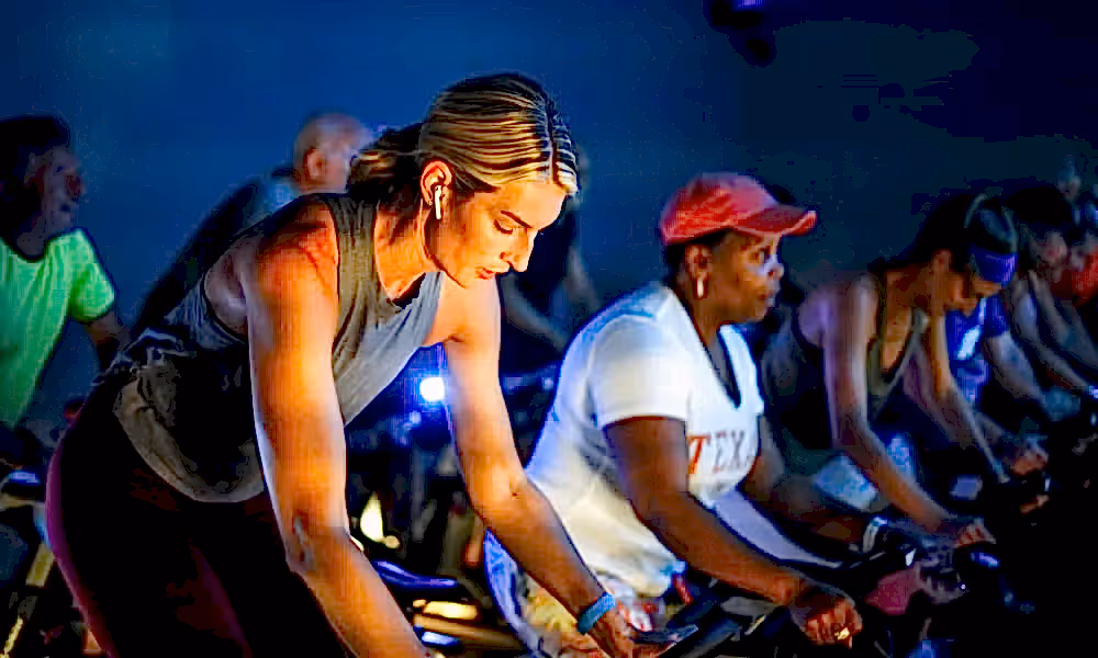 Spin class.