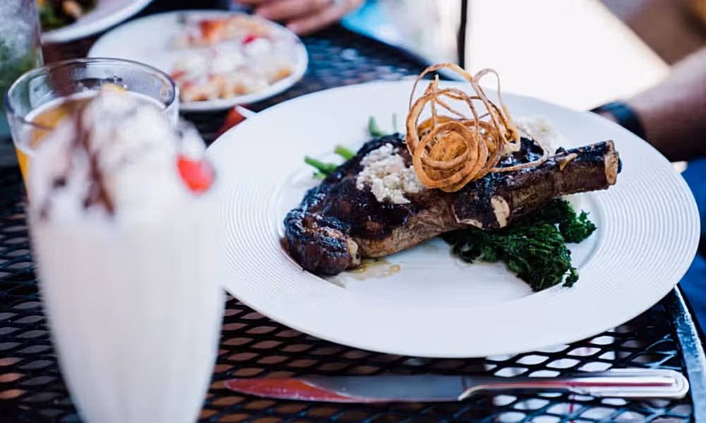 Kites Restaurant Grilled Cowboy Steak