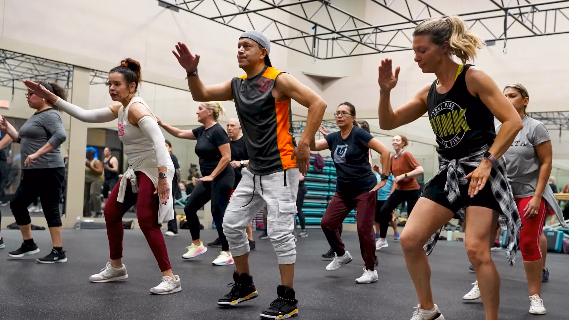 Workout class at Minerals Sports Club.