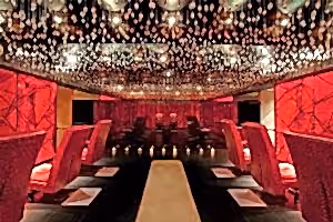 Reflections Spa crystal room.