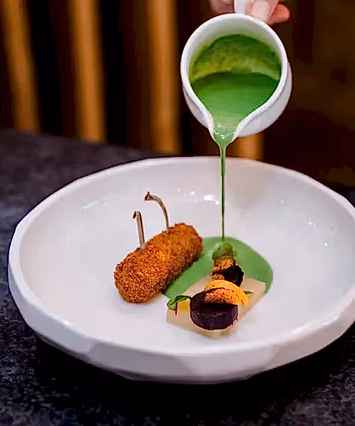 Plated dish at Restaurant Latour