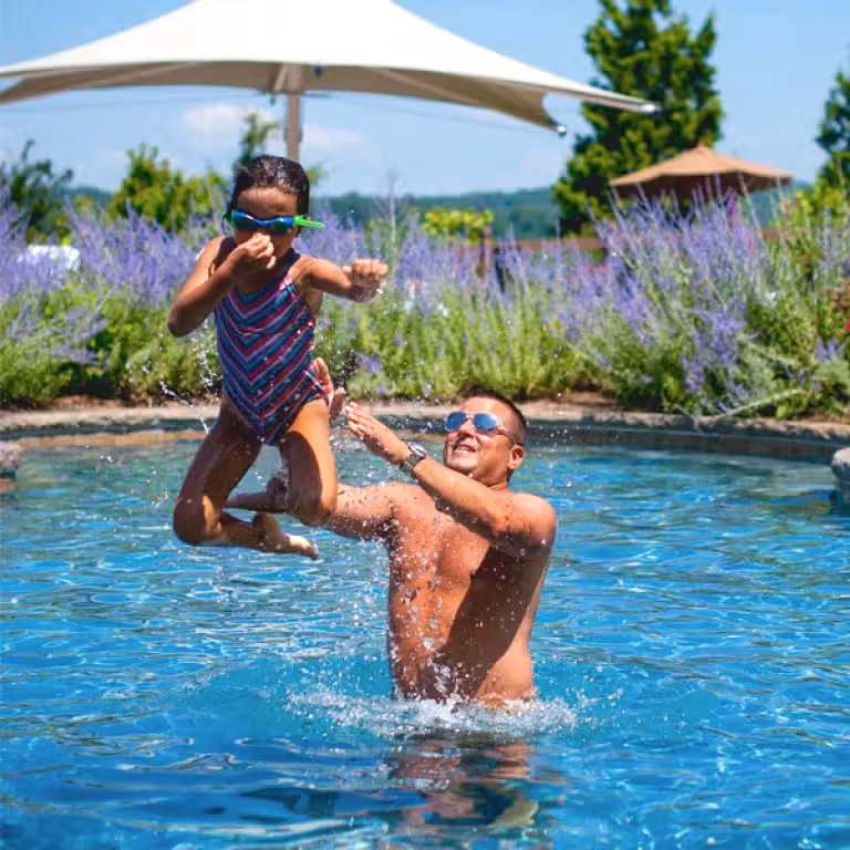 Biosphere outdoor pool