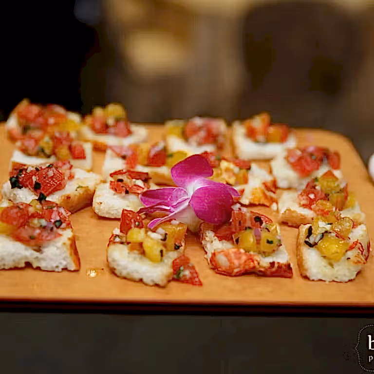 Cocktail hour hors d'oeuvres