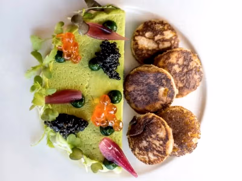 The culinary crown jewel of Crystal Springs Resort showcases the best of New Jersey’s bountiful farms and artisan producers