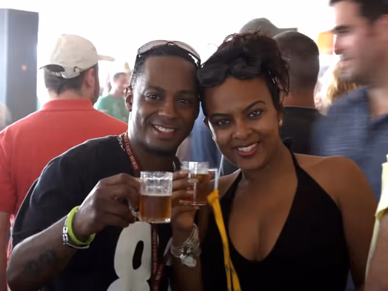 Couple at NJ Beer Fest